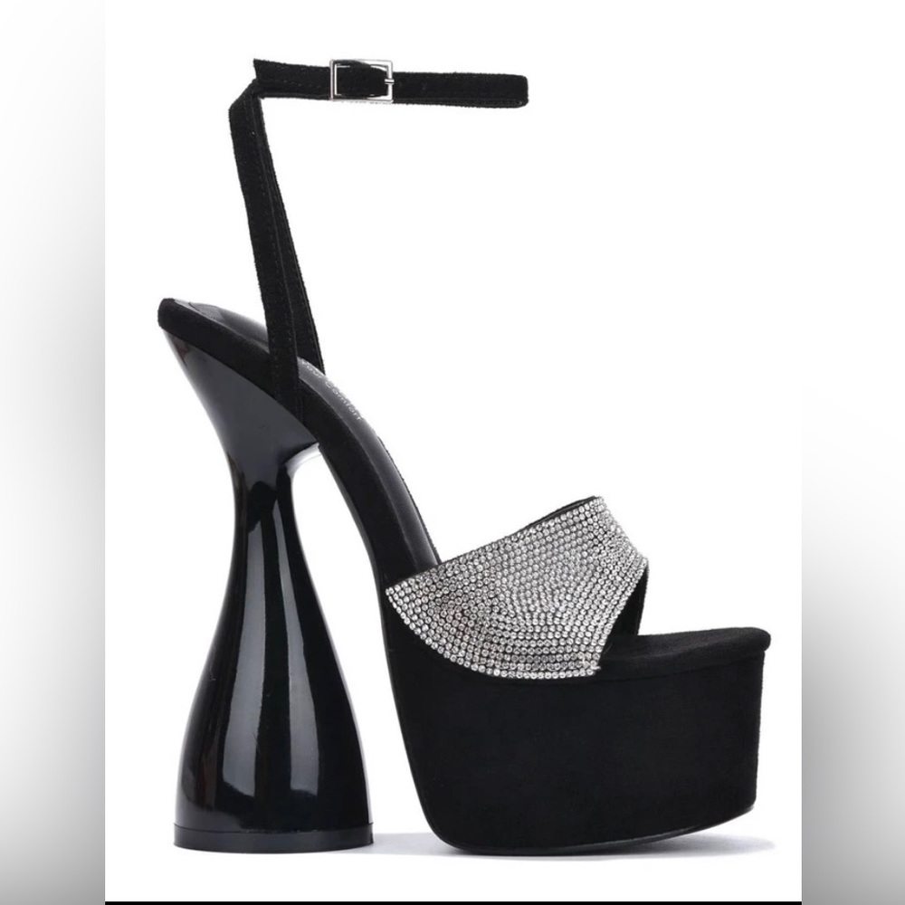 Lolla Rhinestone Platform Heels - image 7